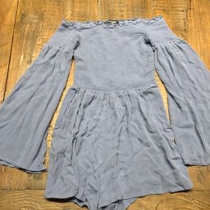Periwinkle blue romper!